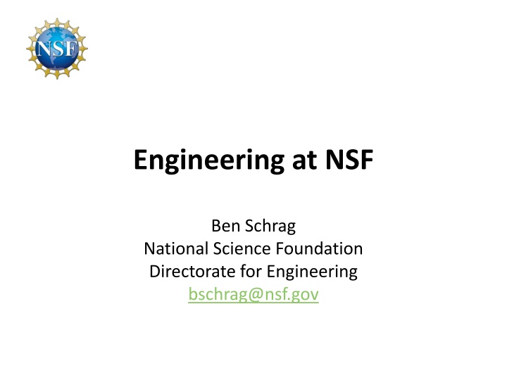 National Science Foundation Directorate for Engineering Overview