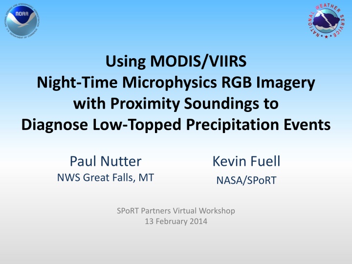 Diagnosing Low-Topped Precipitation Events Using Satellite Imagery