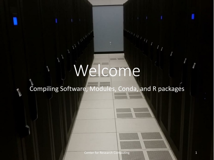 Introduction to Compiling Software and Packages