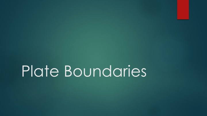 Plate Boundaries: Convergent, Divergent, and Transform Faulting