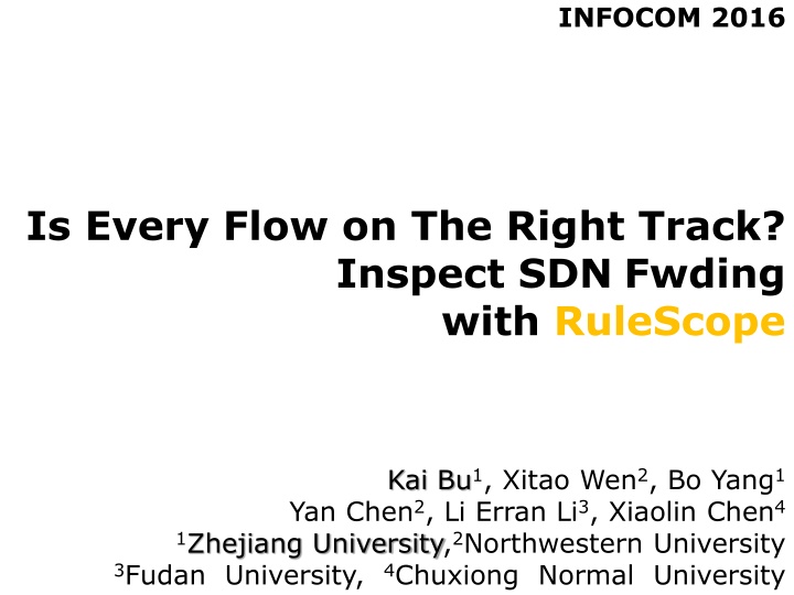 Investigating SDN Forwarding with RuleScope