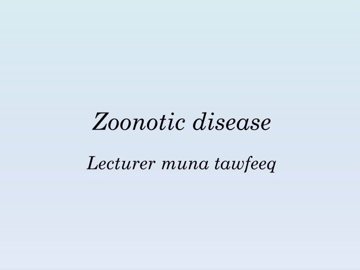 Zoonotic Hepatitis A Virus Infections