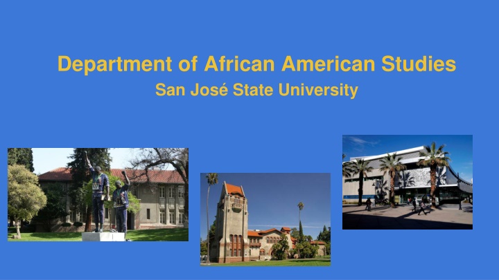 African American Studies Program at San Jose State University