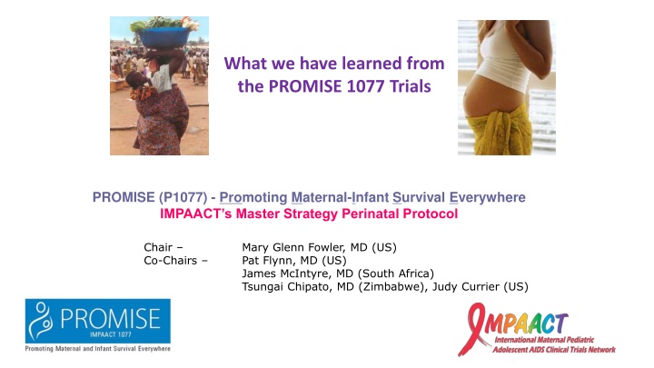 Insights from PROMISE 1077 Trials on Maternal-Infant Survival