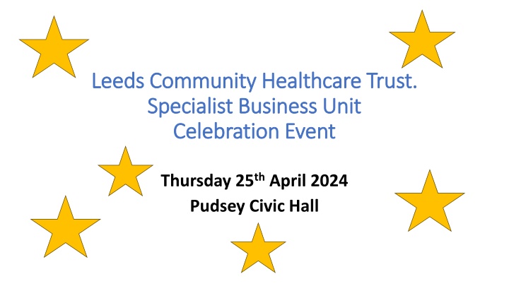 Celebration Event by Leeds Community Healthcare Trust - Join Us for NHS People Promise