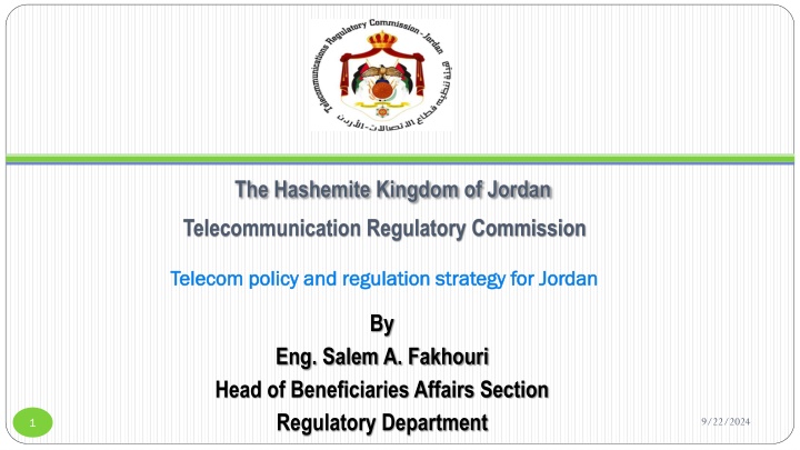 Telecom Regulation Strategy for Jordan by TRC