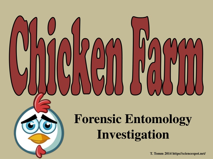 Chicken Farm Forensic Entomology Investigation - Tomm 2014