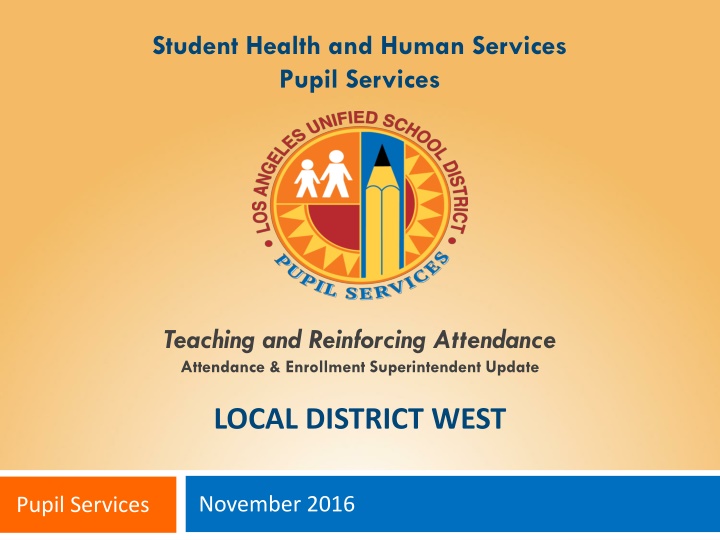 Student Attendance Goals and Strategies in Pupil Services