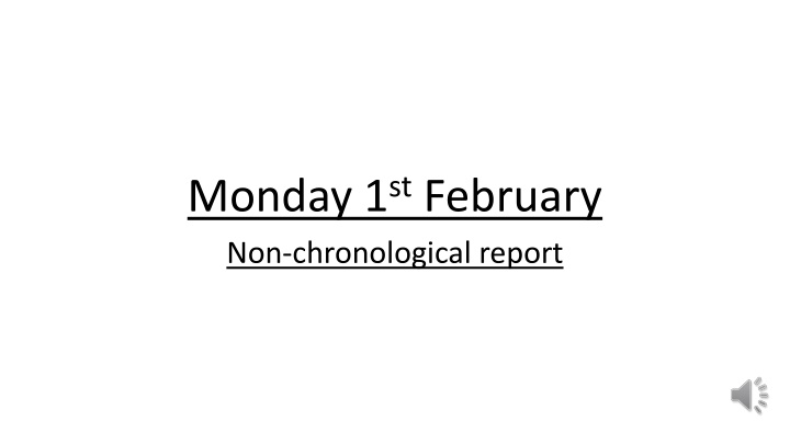 Creating a Non-Chronological Report: Queen Elizabeth II