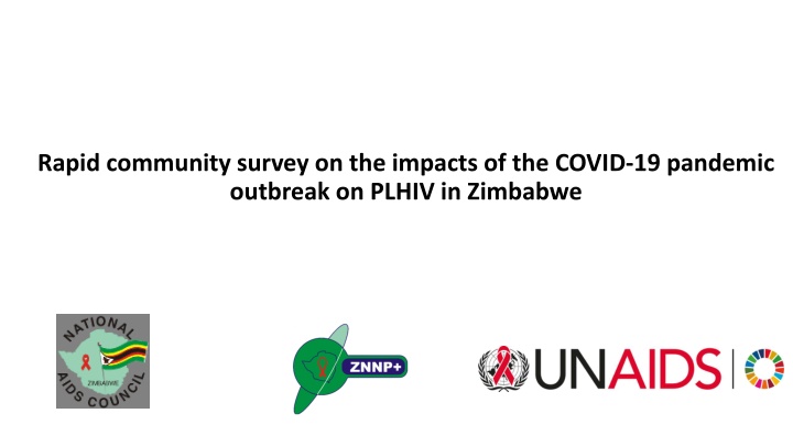 Rapid Community Survey on COVID-19 Impact on PLHIV in Zimbabwe