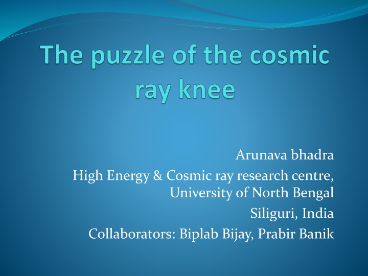 Cosmic Ray Research: The Mysterious Knee in the Energy Spectrum