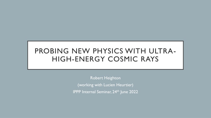 Unraveling the Mysteries of Ultra-High-Energy Cosmic Rays and Neutrinos