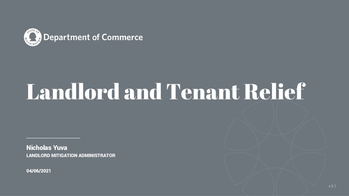 Washington State Landlord Relief and Tenant Programs Overview