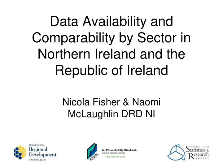 Data Availability and Comparability in Ireland: Sector Analysis