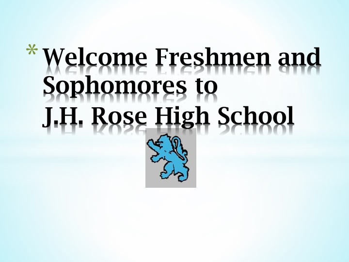 Future-Ready Graduation Requirements and Counseling Services at J.H. Rose High School