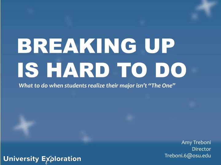 Navigating Major Changes in University Education