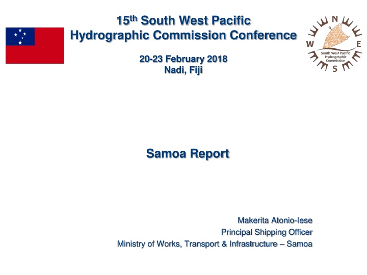 15th South West Pacific Hydrographic Commission Conference 2018 in Nadi, Fiji