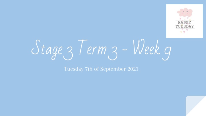 Engaging Activities for Week 9 Tuesday, 7th of September 2021