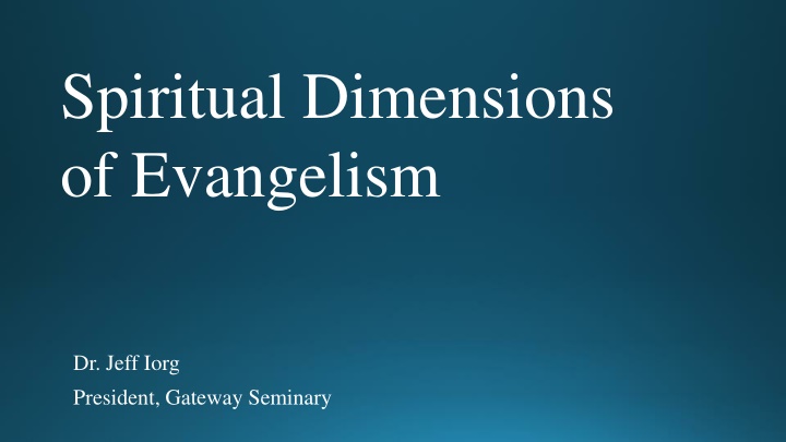 Biblical Images of Evangelism - Insights and Reflections