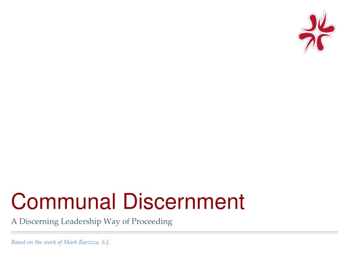 Communal Discernment: A Path to Effective Leadership