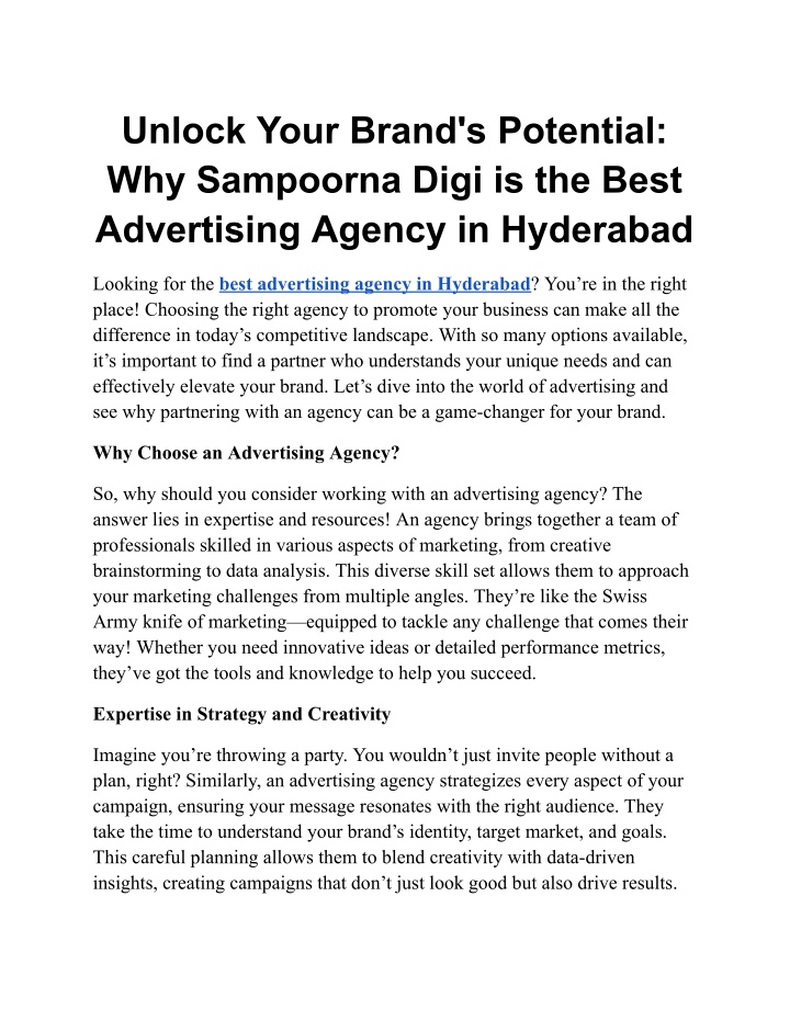 unlock your brand s potential why sampoorna digi n.w