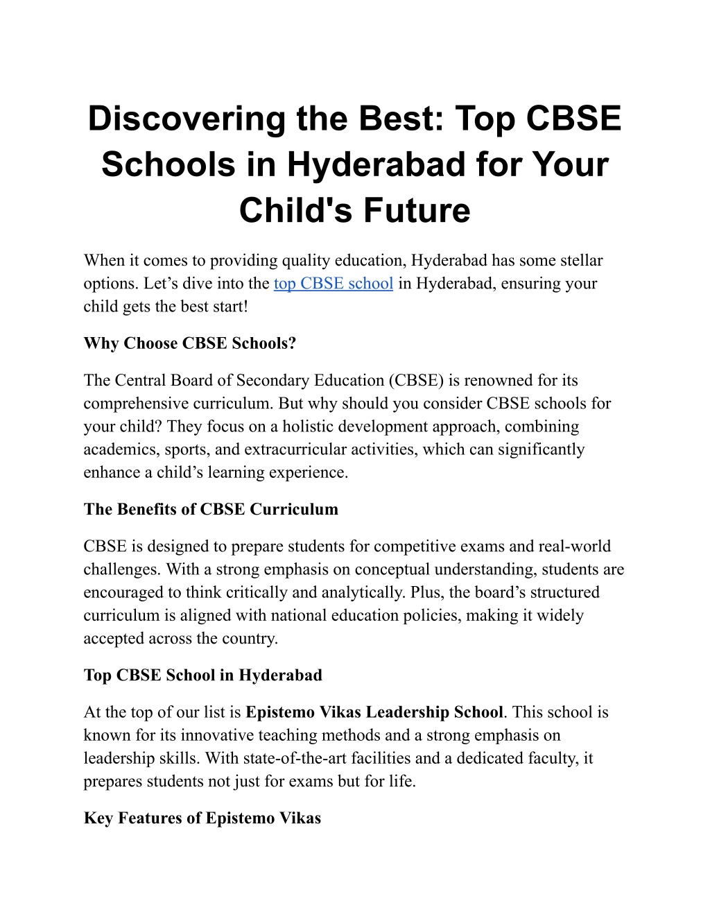 discovering the best top cbse schools l.w