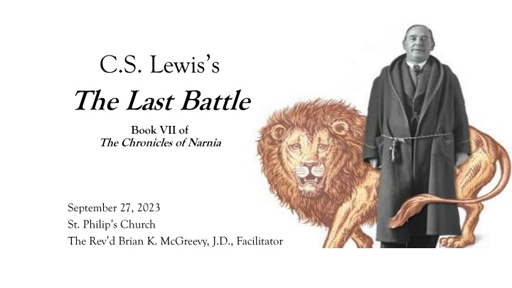 The Last Battle: Exploring C.S. Lewis's Classic