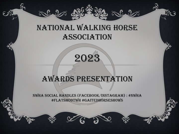 National Walking Horse Association 2023 Awards Presentation