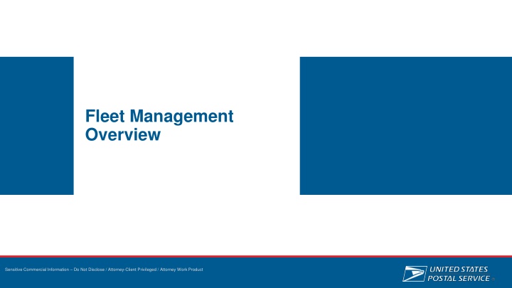 Fleet Management  Overview
