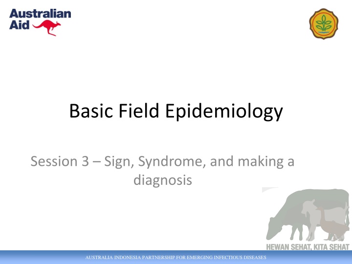 Signs, Syndromes, and Diagnoses in Epidemiology Session