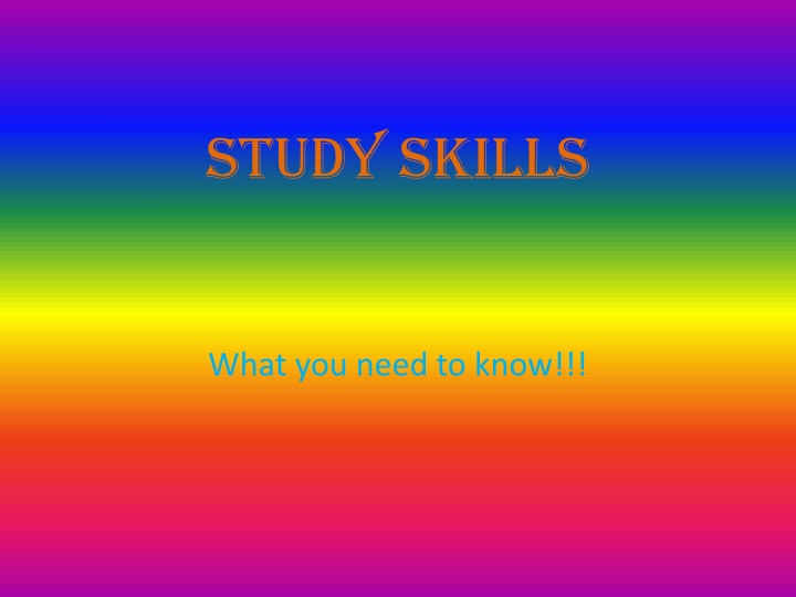 Effective Study Skills and Tips for Academic Success