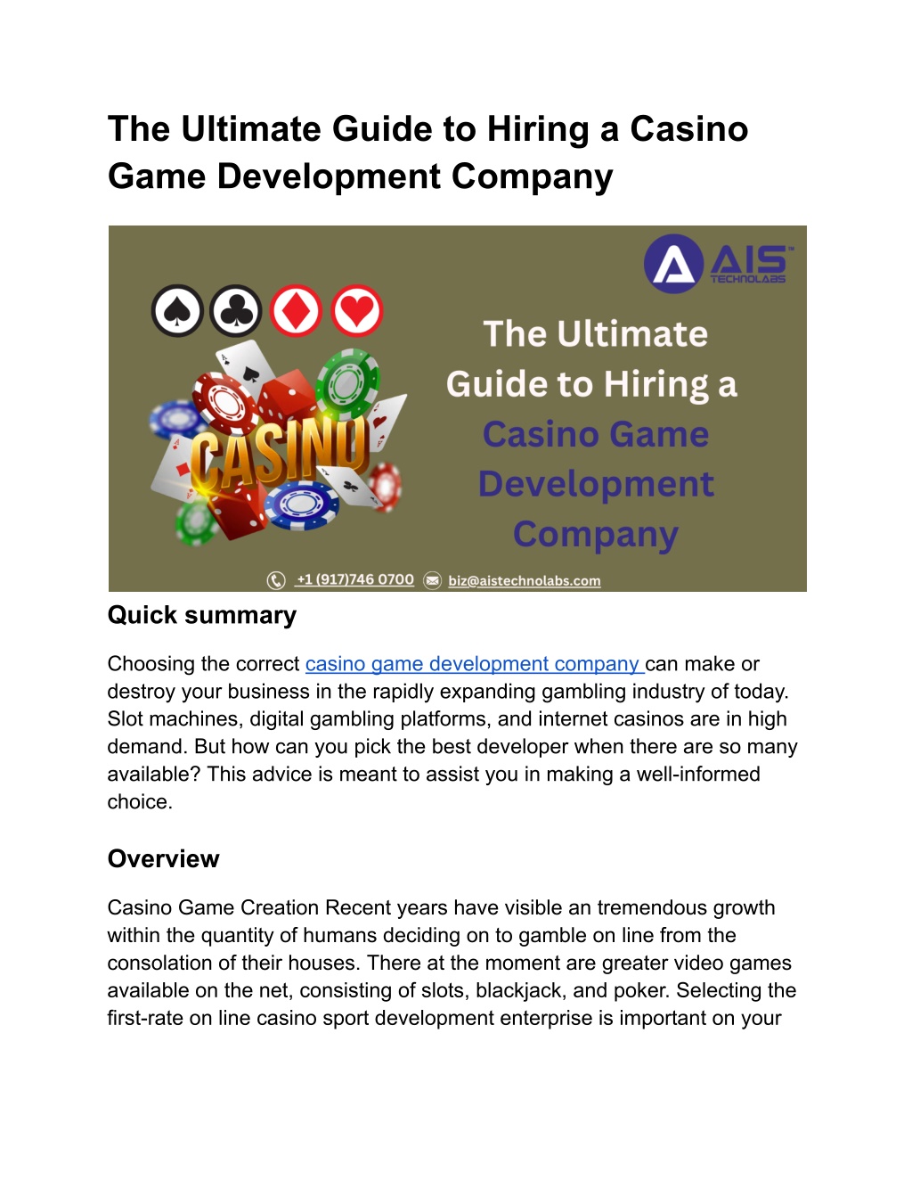 the ultimate guide to hiring a casino game l.w