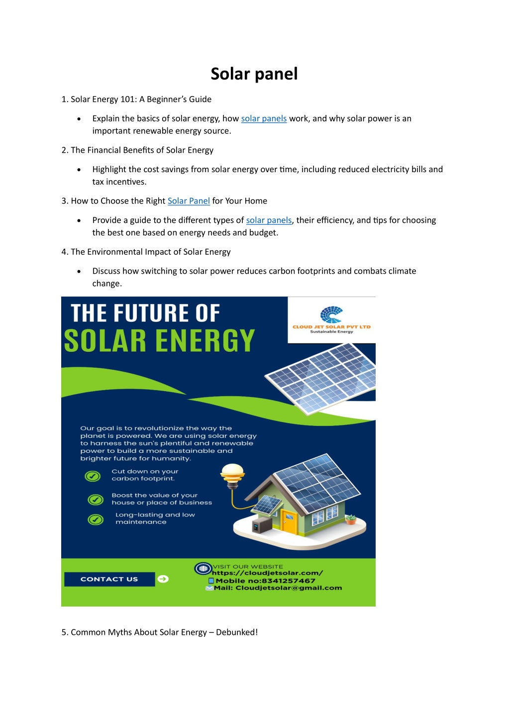 solar panel l.w