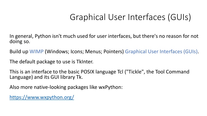 Python GUI Development: Creating User-Friendly Interfaces