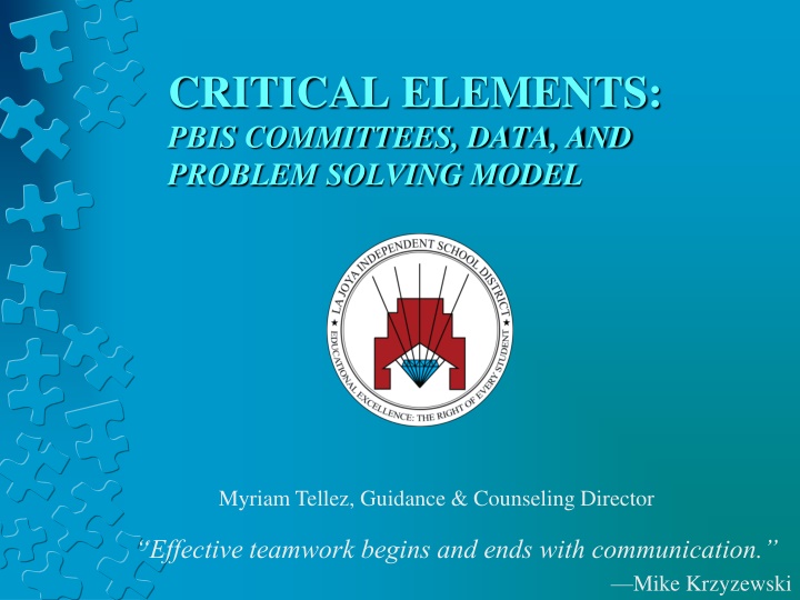 Effective PBIS Implementation for School Teams