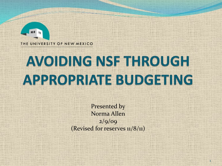 NSF Rejections in Banner System