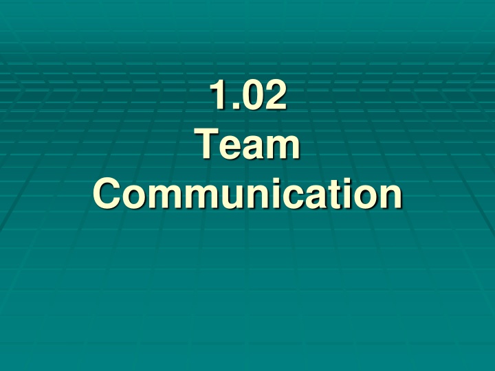 Effective Team Communication in Healthcare