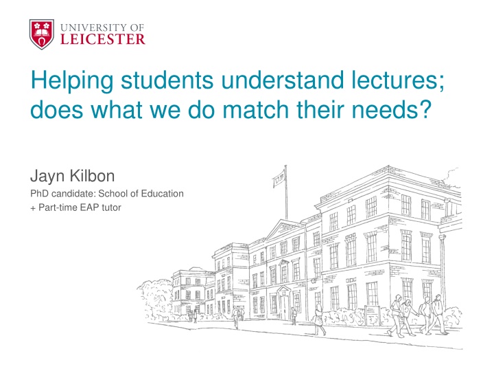 L2 Lecture Comprehension: Student Perceptions and Research Insights