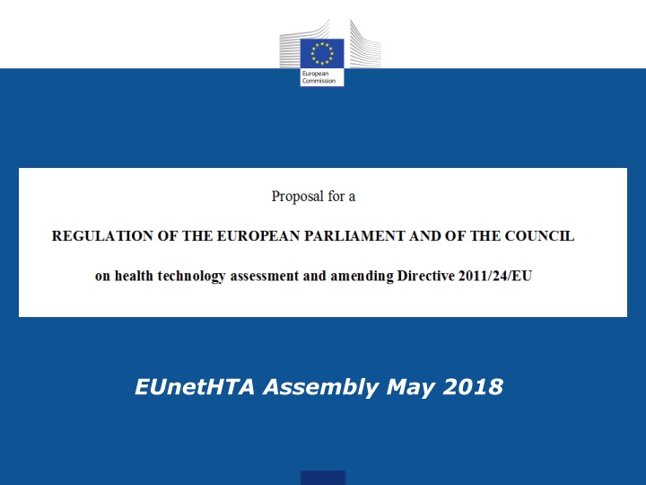 EU Health Technology Assessment Initiative Overview
