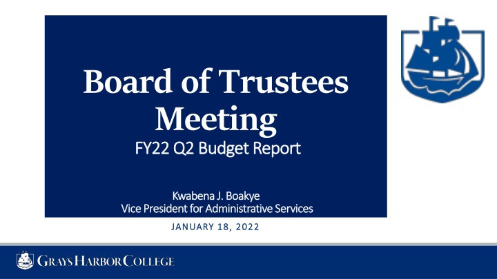 FY22 Q2 Budget Report Overview and Analysis