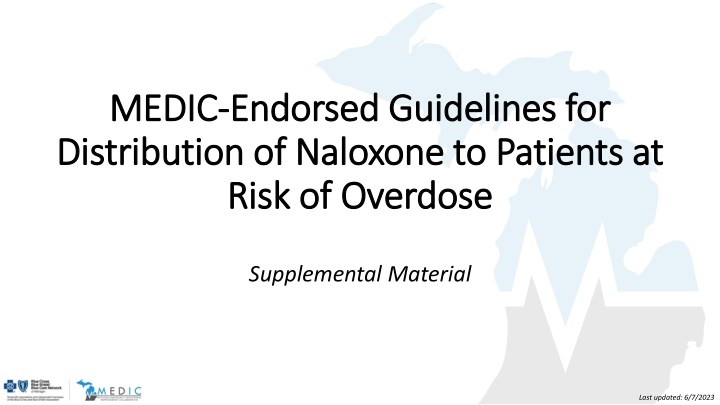 Opioid Epidemic Impact & Harm Reduction in Michigan