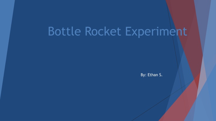Bottle Rocket Experiment: Exploring CO2 Propulsion