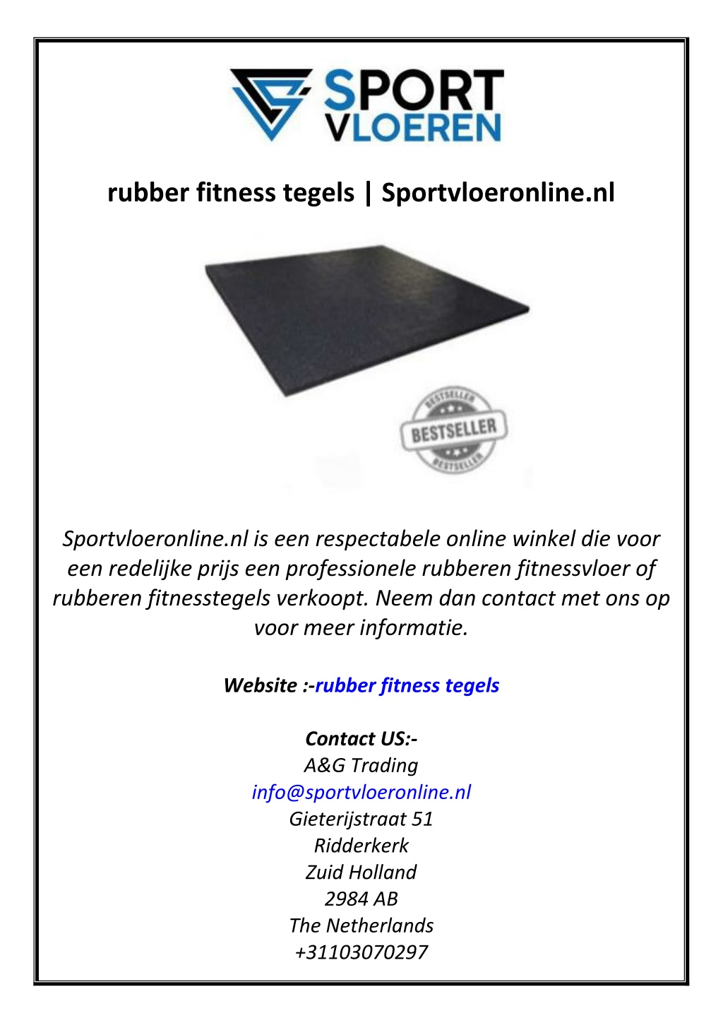 rubber fitness tegels sportvloeronline nl l.w