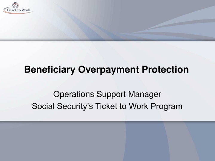 Beneficiary Overpayments in Social Security Programs