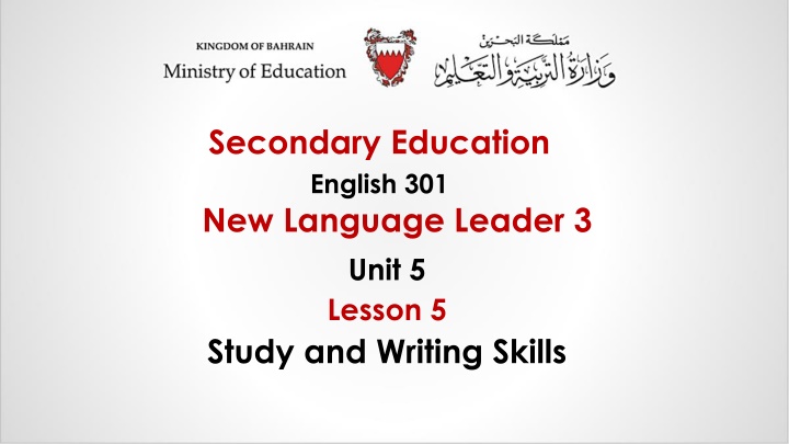 Secondary Education