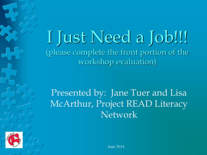 Workshop Evaluation - Project READ Literacy Network