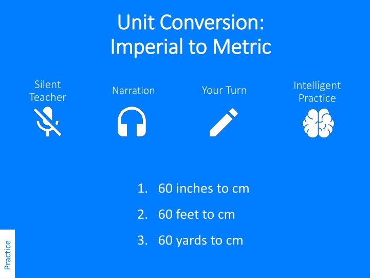 Unit Conversion: Imperial to Metric Practice and Examples