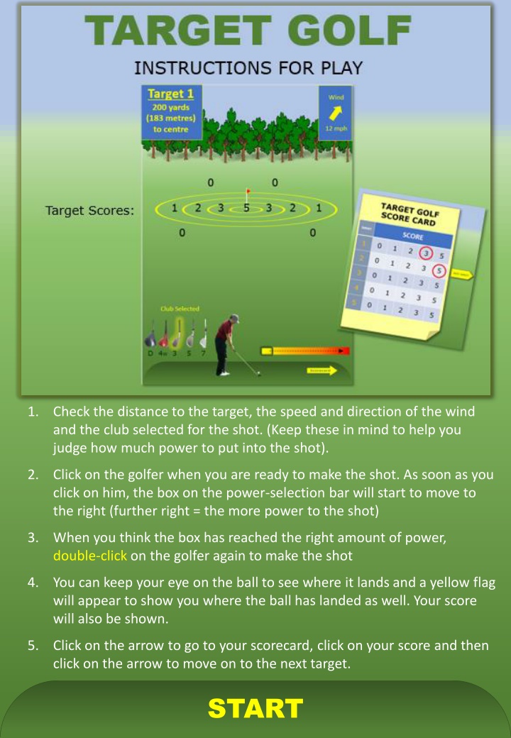 Golf Shot Planning: Distance, Wind, and Club Selection