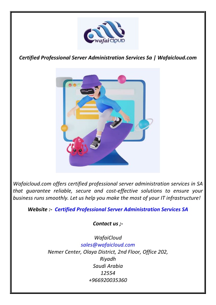 certified professional server administration n.w
