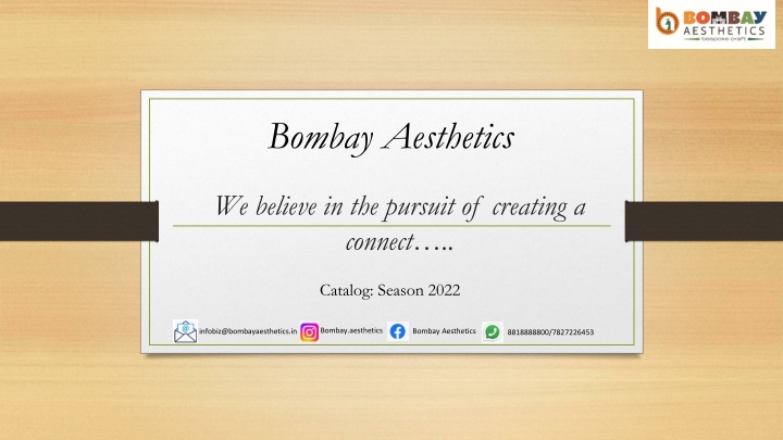 Bombay Aesthetics
